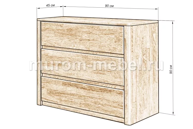 Фото Комод Кьянти от производителя 'Муром-Мебель'