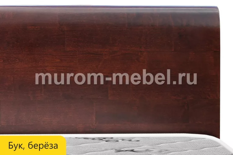 Фото Кровать Данте из дуба от производителя 'Муром-Мебель'