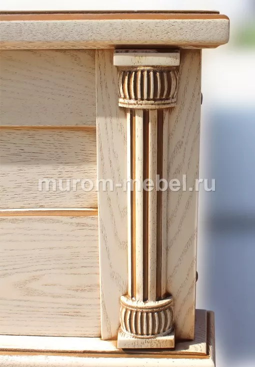 Фото Кровать Мелиса из березы от производителя 'Муром-Мебель'