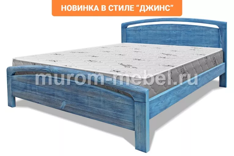 Фото Кровать Бали из дуба от производителя 'Муром-Мебель'