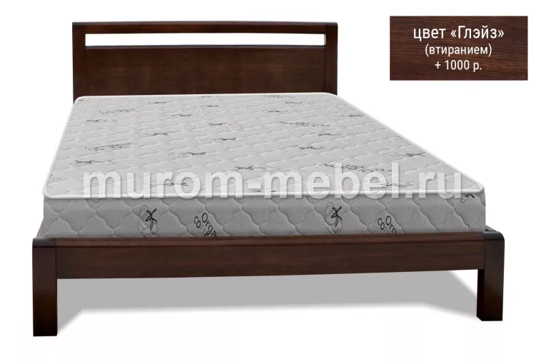 Фото Кровать Рамона из дуба от производителя 'Муром-Мебель'