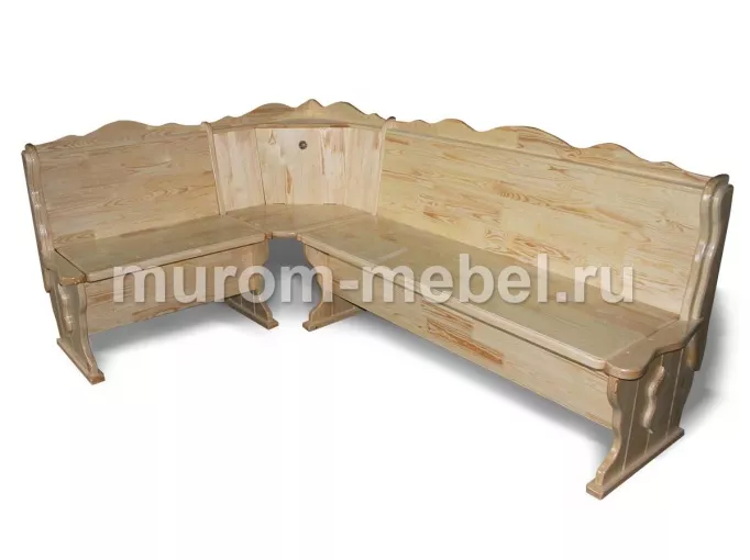 Фото Кухонный уголок Светлана-Д (жесткий) от производителя 'Муром-Мебель'