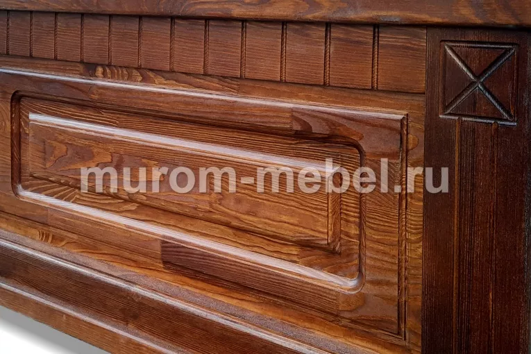 Фото Кровать Флоренция из дуба от производителя 'Муром-Мебель'