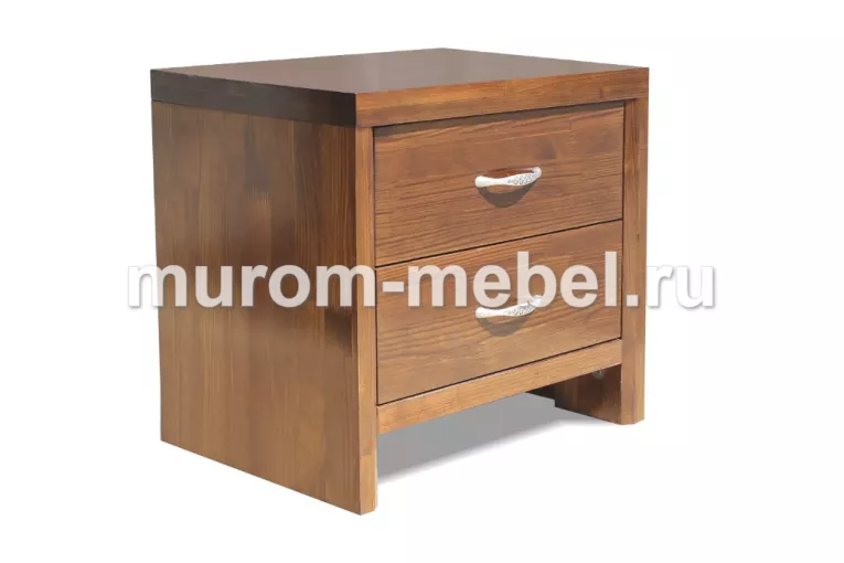 Фото Тумба из массива сосны, Размер: ВхШхГ 500x550x350, цвет - венге 1 от производителя 'Муром-Мебель'