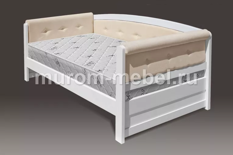 Фото Кровать Верона Soft из дуба от производителя 'Муром-Мебель'