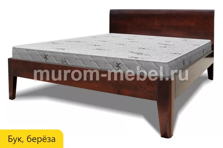 Фото Кровать Данте из дуба от производителя 'Муром-Мебель'