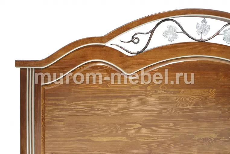 Фото Кровать Амелия из дуба от производителя 'Муром-Мебель'