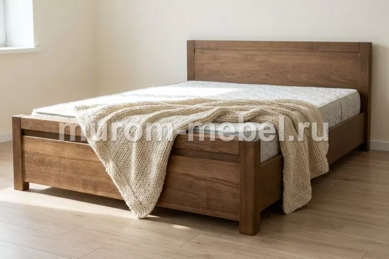 Фото Кровать Марко из массива бука от производителя 'Муром-Мебель'