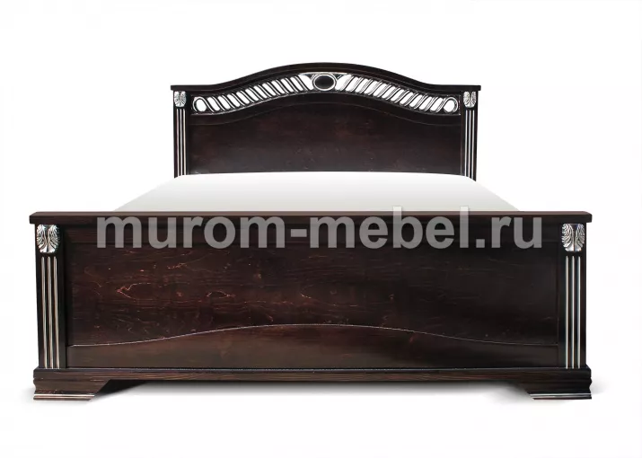 Фото Кровать Оливия из дуба от производителя 'Муром-Мебель'