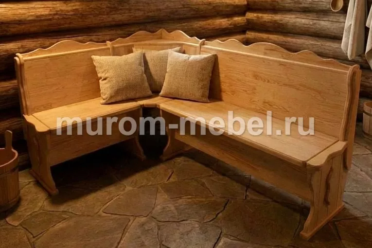 Фото Кухонный уголок Светлана-Д (жесткий) от производителя 'Муром-Мебель'