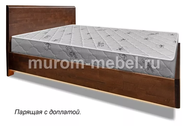 Фото Кровать Данте 2 из дуба от производителя 'Муром-Мебель'