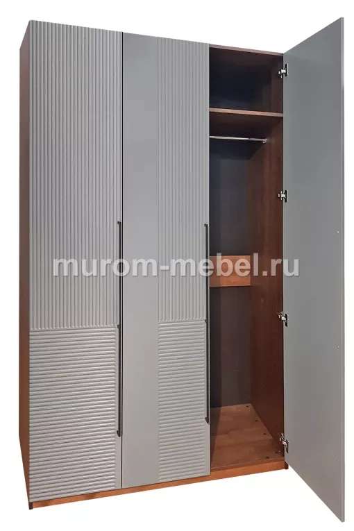 Фото Шкаф Бергамо 3-х ств., фасады МДФ в эмали от производителя 'Муром-Мебель'