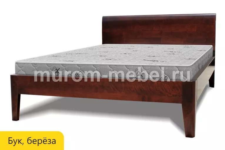 Фото Кровать Данте из бука от производителя 'Муром-Мебель'
