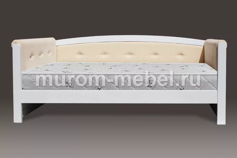 Фото Кровать Верона Soft из дуба от производителя 'Муром-Мебель'