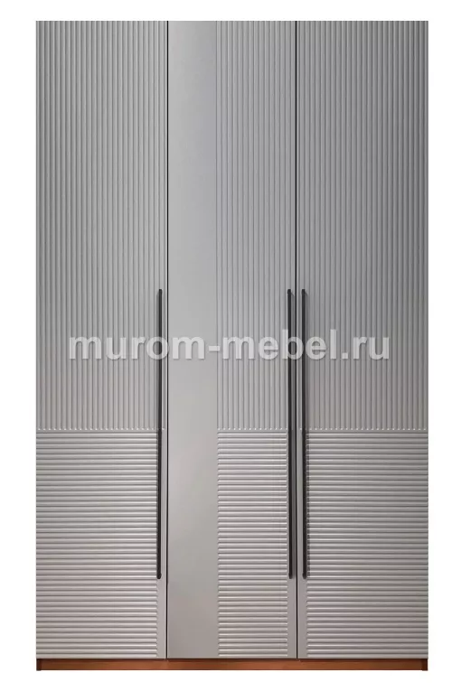 Фото Шкаф Бергамо 3-х ств., фасады МДФ в эмали от производителя 'Муром-Мебель'