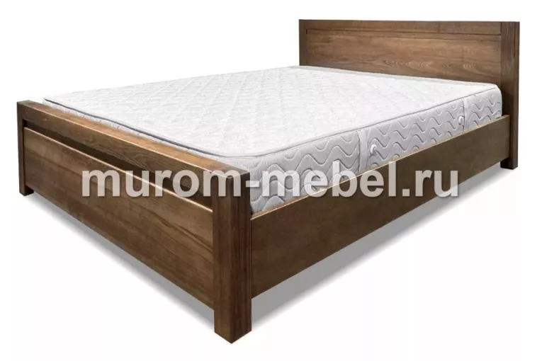 Фото Кровать «Марко» массив бука,180х200, цвет - Венге 2 от производителя 'Муром-Мебель'