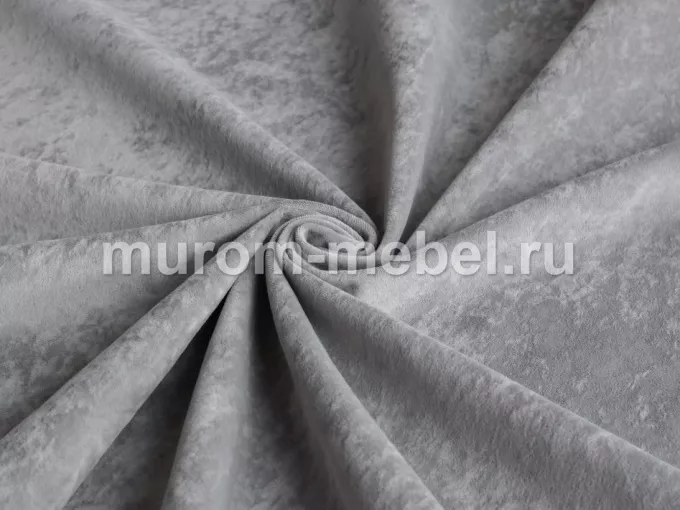 Фото Кровать «Азалия со стразами» массив сосны, 160х200, цвет - белая эмаль с серебряной патиной. Усиленное основание, фанерный переклад. Ткань: Balance ASH от производителя 'Муром-Мебель'