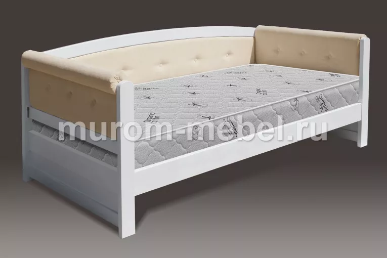 Фото Кровать Верона Soft из дуба от производителя 'Муром-Мебель'