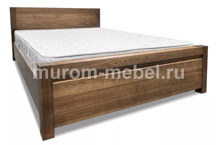 Фото Кровать Марко из массива дуба от производителя 'Муром-Мебель'