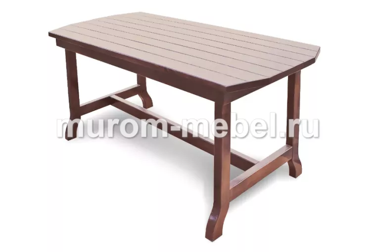 Фото Стол «Дубрава» массив сосны, 770x1500x800, цвет - Красно-коричневый 2 от производителя 'Муром-Мебель'