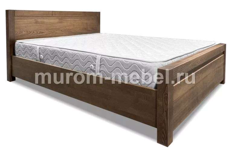 Фото Кровать Марко из массива дуба от производителя 'Муром-Мебель'