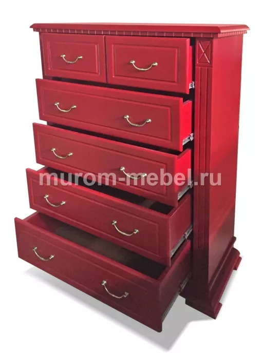 Фото Комод Флоренция 6 ящиков от производителя 'Муром-Мебель'