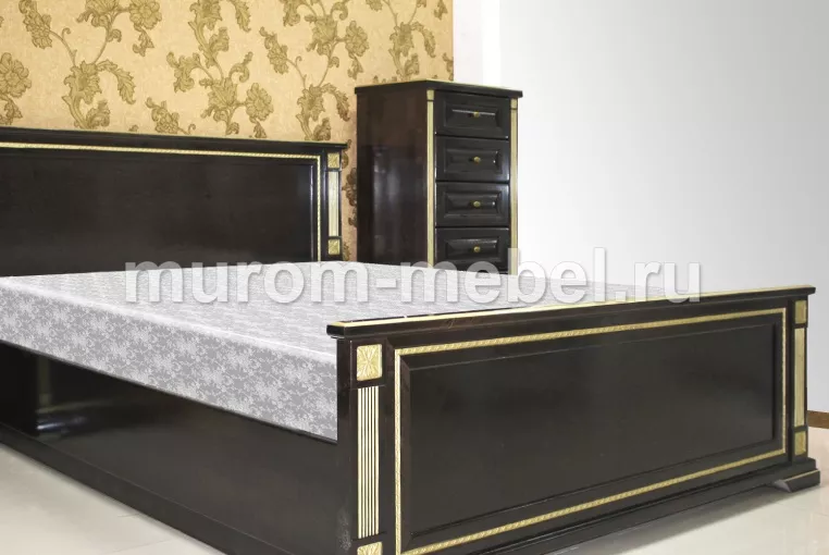 Фото Кровать Грета из березы от производителя 'Муром-Мебель'