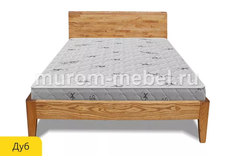 Фото Кровать Данте из дуба от производителя 'Муром-Мебель'