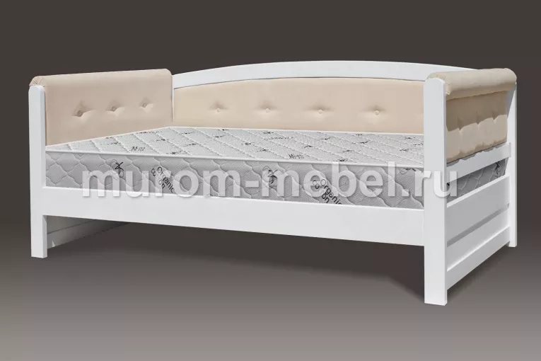 Фото Кровать Верона Soft из дуба от производителя 'Муром-Мебель'