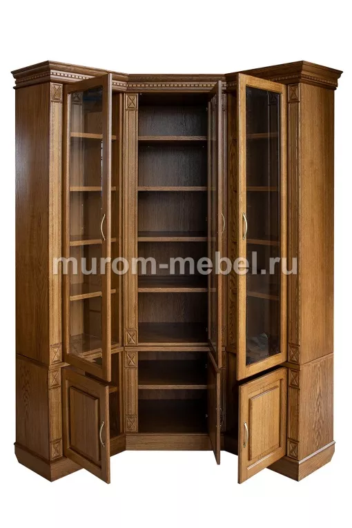 Фото Шкаф книжный угловой Флоренция от производителя 'Муром-Мебель'