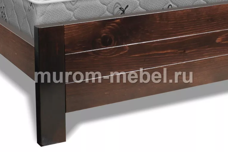 Фото Кровать Прима из дуба от производителя 'Муром-Мебель'