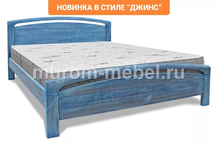 Фото Кровать Бали из дуба от производителя 'Муром-Мебель'