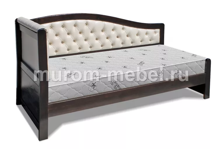 Фото Кровать Вероника Soft-М из дуба от производителя 'Муром-Мебель'