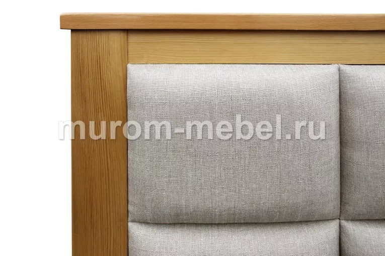 Фото Кровать Классика с мягкой вставкой от производителя 'Муром-Мебель'