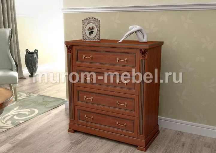 Фото Комод Виктория 4 ящика от производителя 'Муром-Мебель'