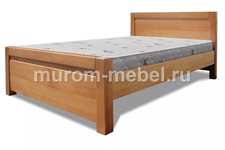 Фото Кровать Марко из массива бука от производителя 'Муром-Мебель'