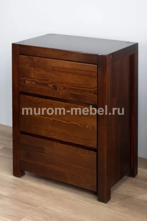 Фото Комод Марко массив сосны, 870x700x450, цвет: Грецкий орех 2,5 от производителя 'Муром-Мебель'