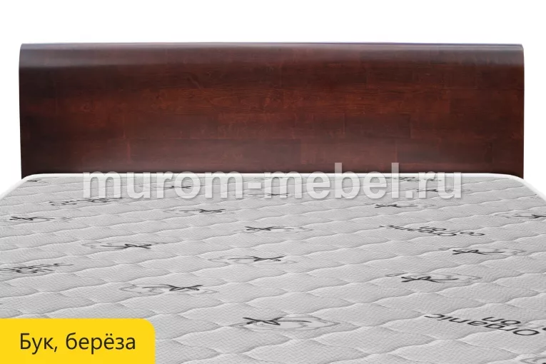 Фото Кровать Данте из дуба от производителя 'Муром-Мебель'
