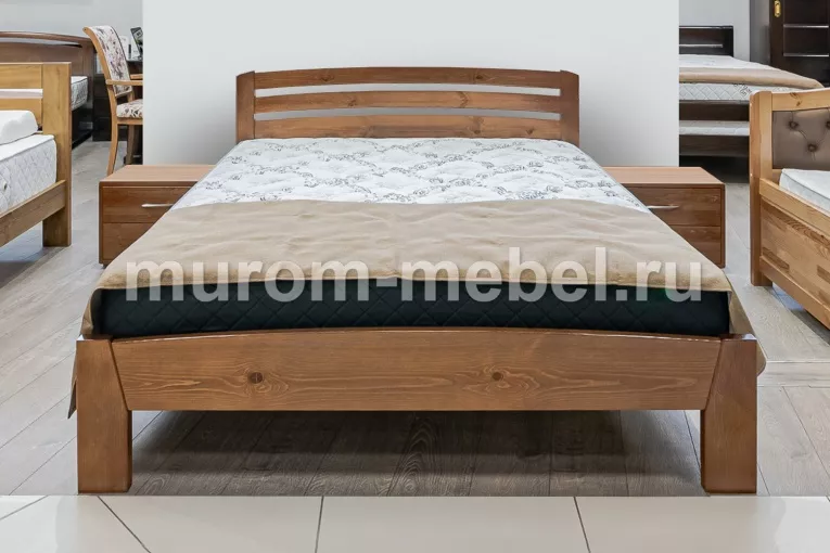 Фото Кровать Магнолия из дуба от производителя 'Муром-Мебель'