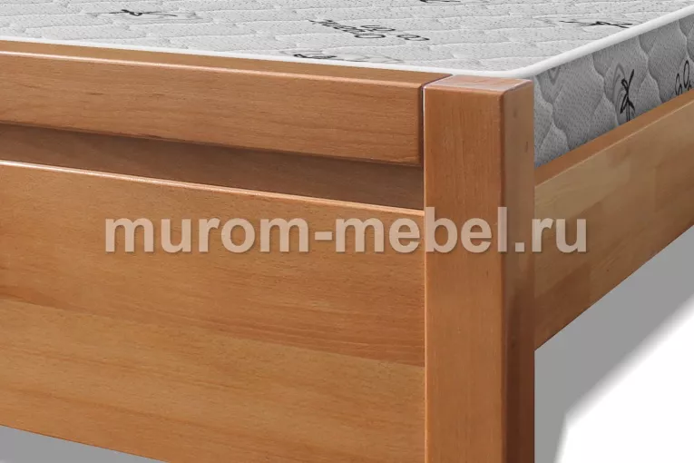 Фото Кровать Марко из массива дуба от производителя 'Муром-Мебель'