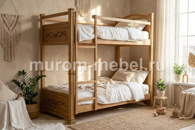 Фото Кровать двухъярусная Соната от производителя 'Муром-Мебель'