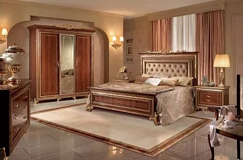 Главная мебель в спальне из массива дерева  Главная мебель в спальне из массива дерева