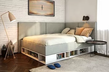 Отличительные черты угловой кровати Отличительные черты угловой кровати