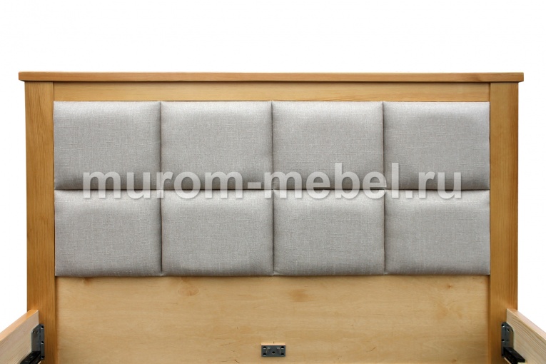 Фото Кровать Классика с мягкой вставкой от производителя 'Муром-Мебель'
